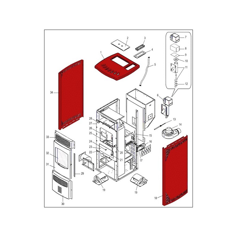 Extracteur De Fumee + Condensateur pour poele à bois Deville - Ersho  Distribution