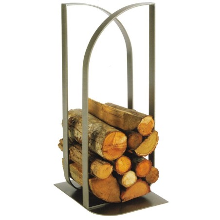 Paniers et porte-bûches en fer forgé pour cheminées et