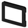 Porte four sans vitre finition laquée noire - Réf: 41301005100