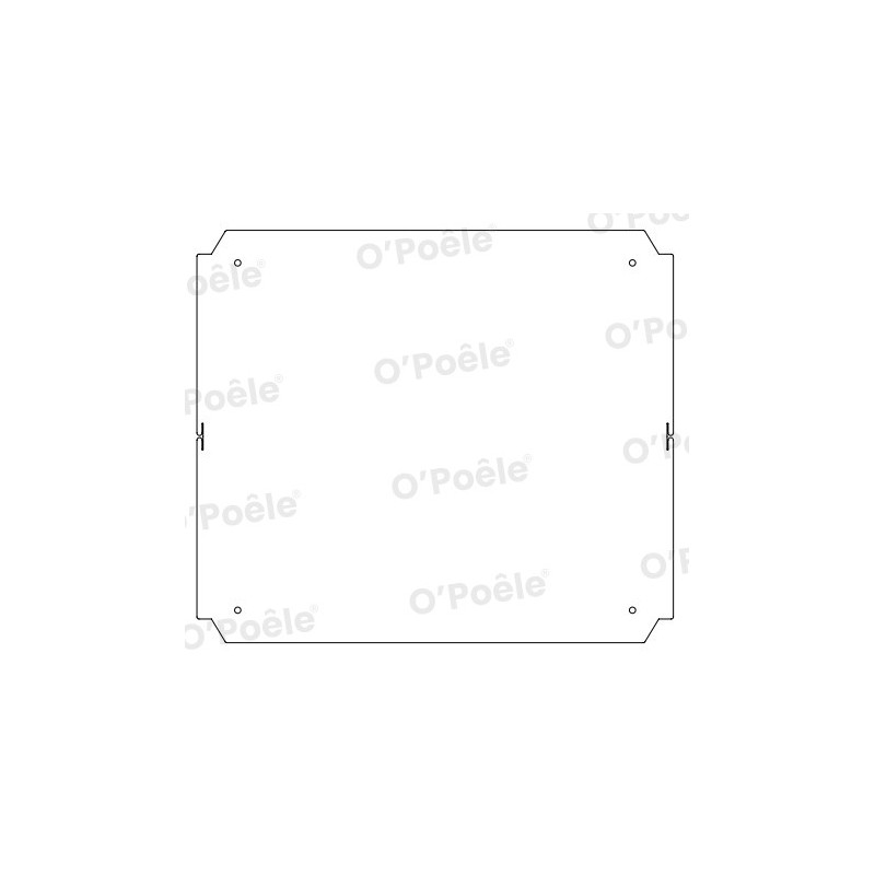 Base en inox 304 interne au four - Réf: 43640059C