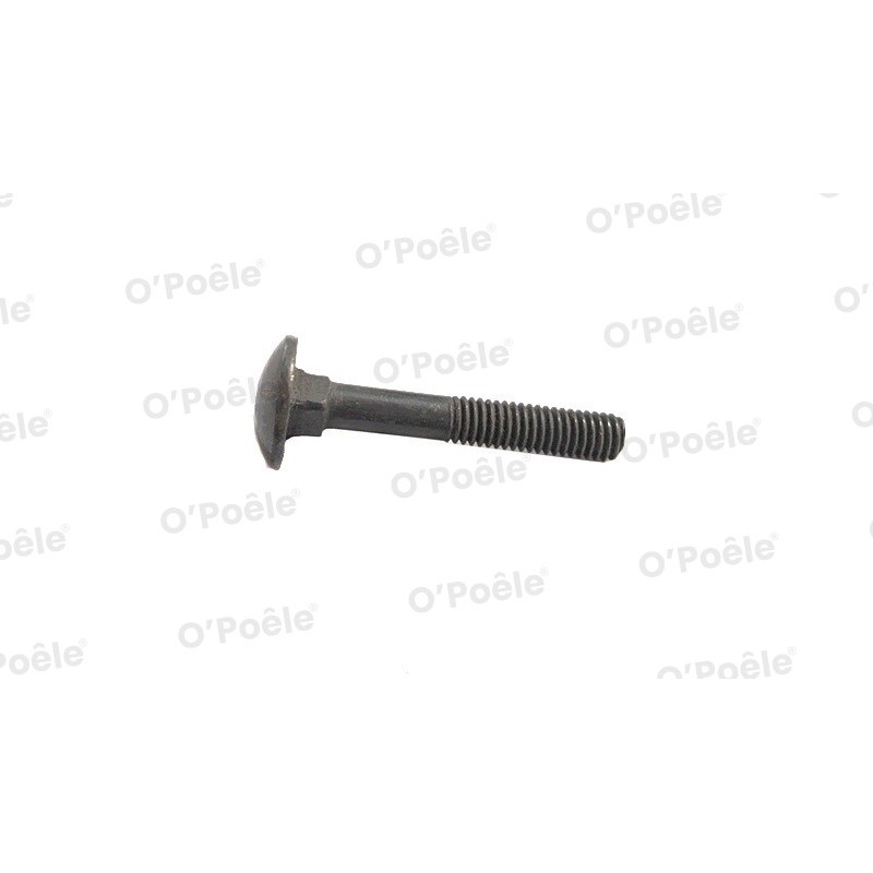 BOULON TRCC 6X40 +ROND ZN NOIR Réf: 00001304402